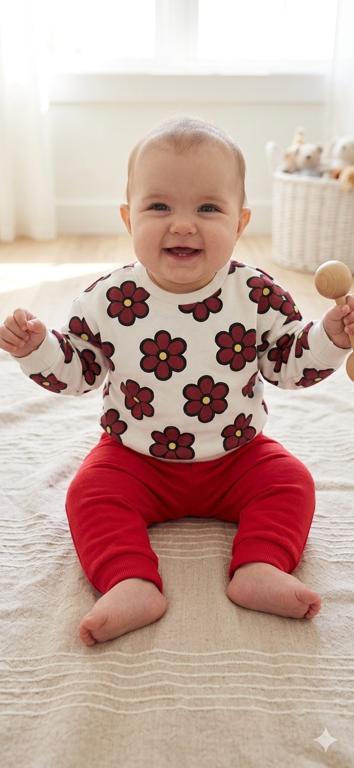 Conjunto invierno rojo
